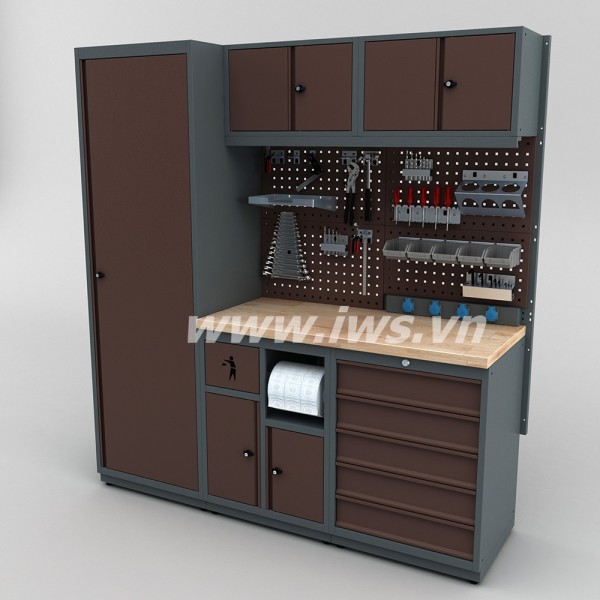 Hệ tủ chứa đồ nghề, dụng cụ 1800mm - Model: 13184